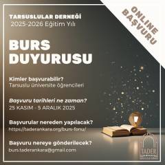 TADER ÖĞRENCİ BURSU